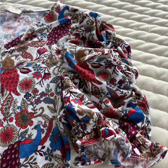 LOFT top, ruched sleeve, EUC size small - Picture 5 of 5